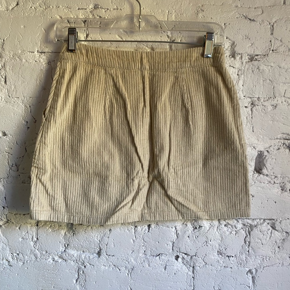 Princess Polly Cotton Mini Skirt with Zipper and Pockets